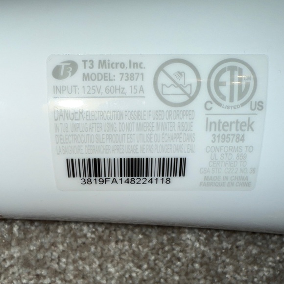 T3 Hair Dryer Luxe 2i Featherweight - Picture 2 of 7